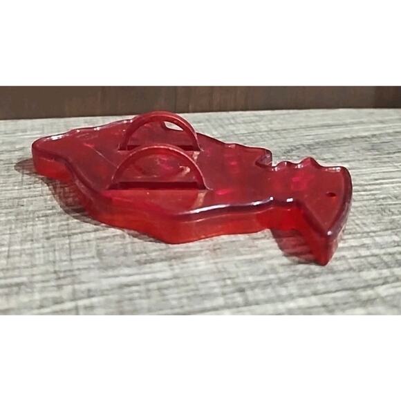 Vintage Halloween Cookie Cutter Witch plastic hole for hanging ornament handle - Picture 3 of 3